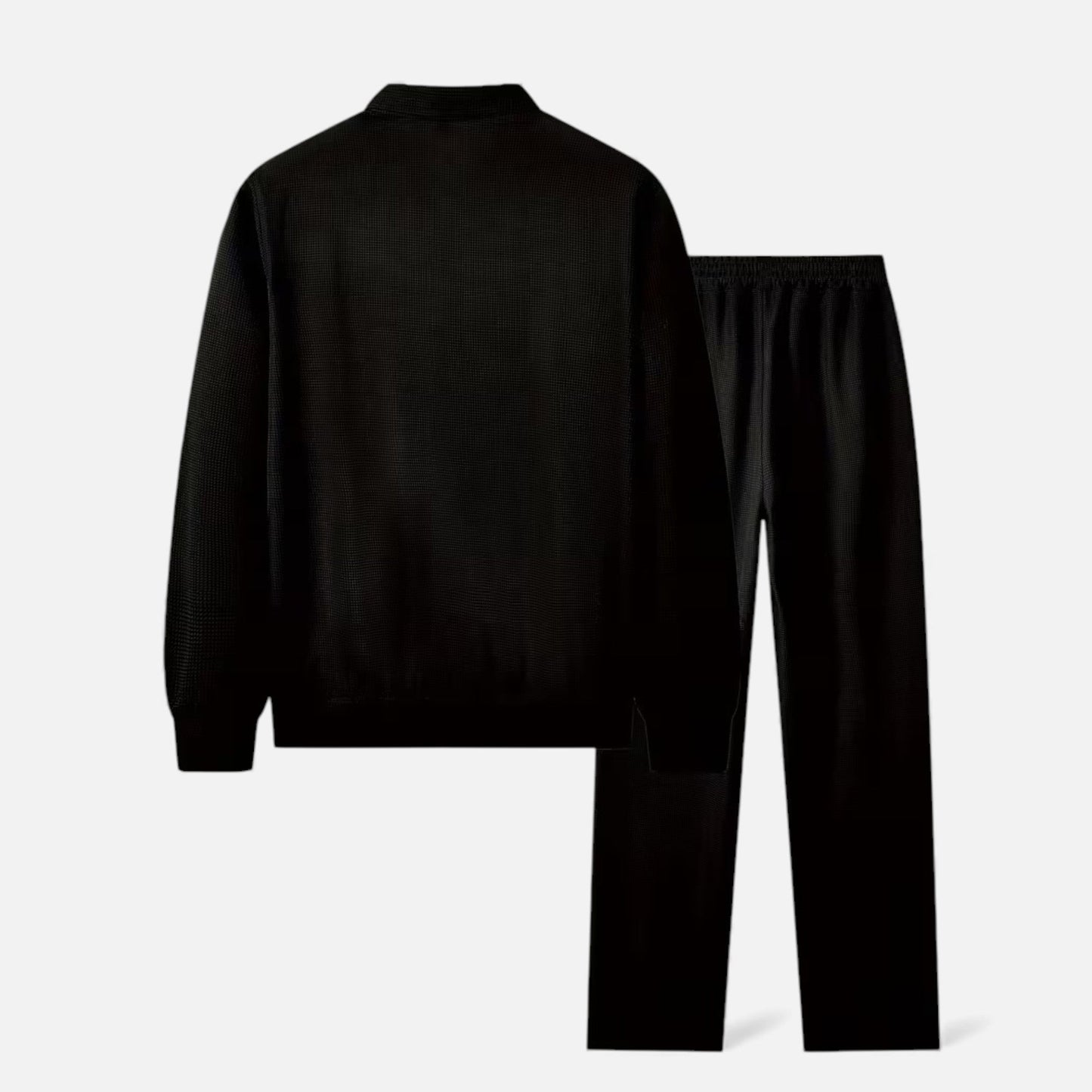 Echwear Men’s 2-Piece Waffle Knit Casual Outfit