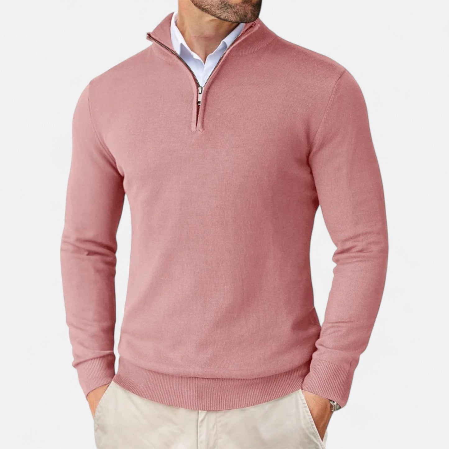 Echwear Men’s Slim-Fit Sweater Quarter-Zip