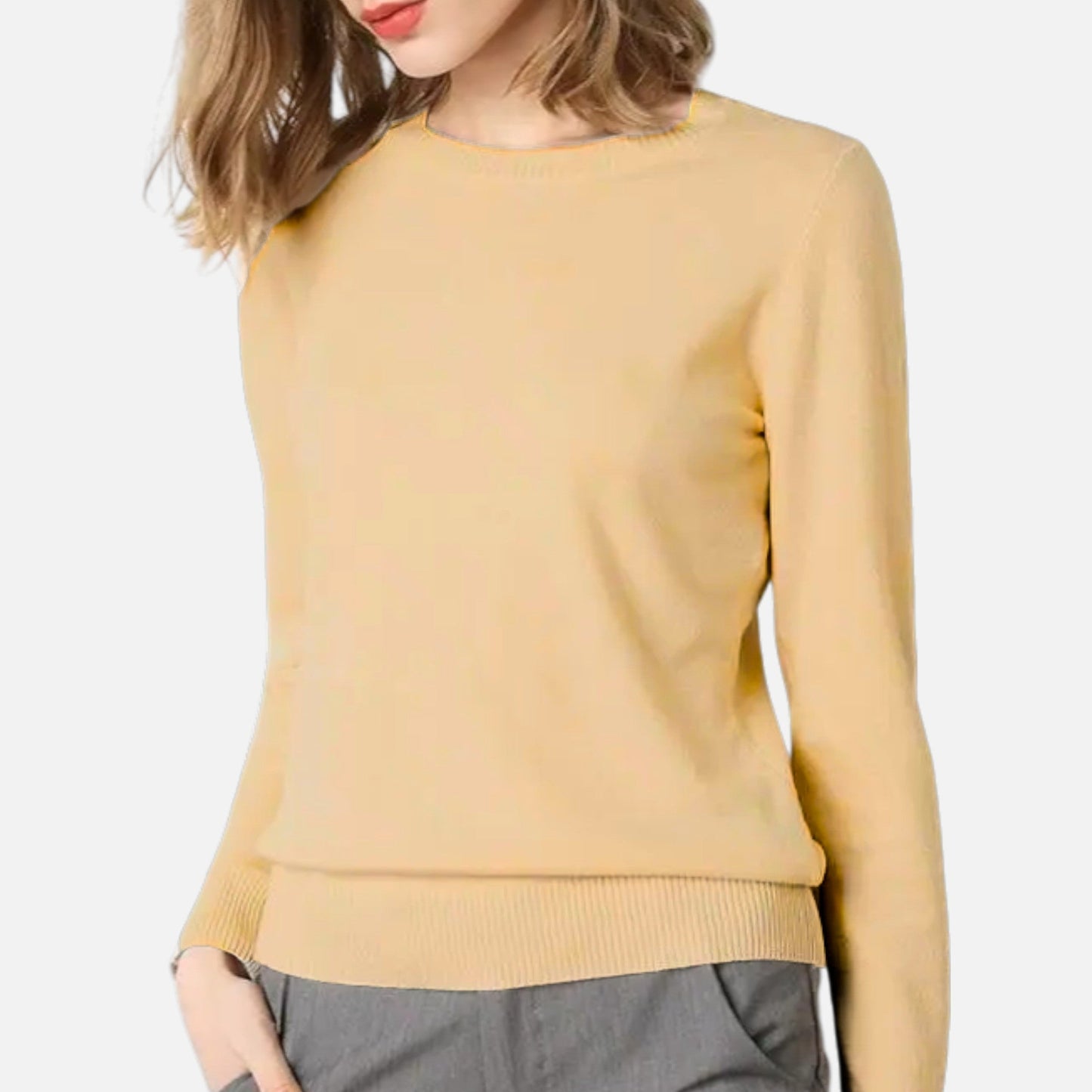 Echwear Women’s Merino Wool Crewneck Sweater