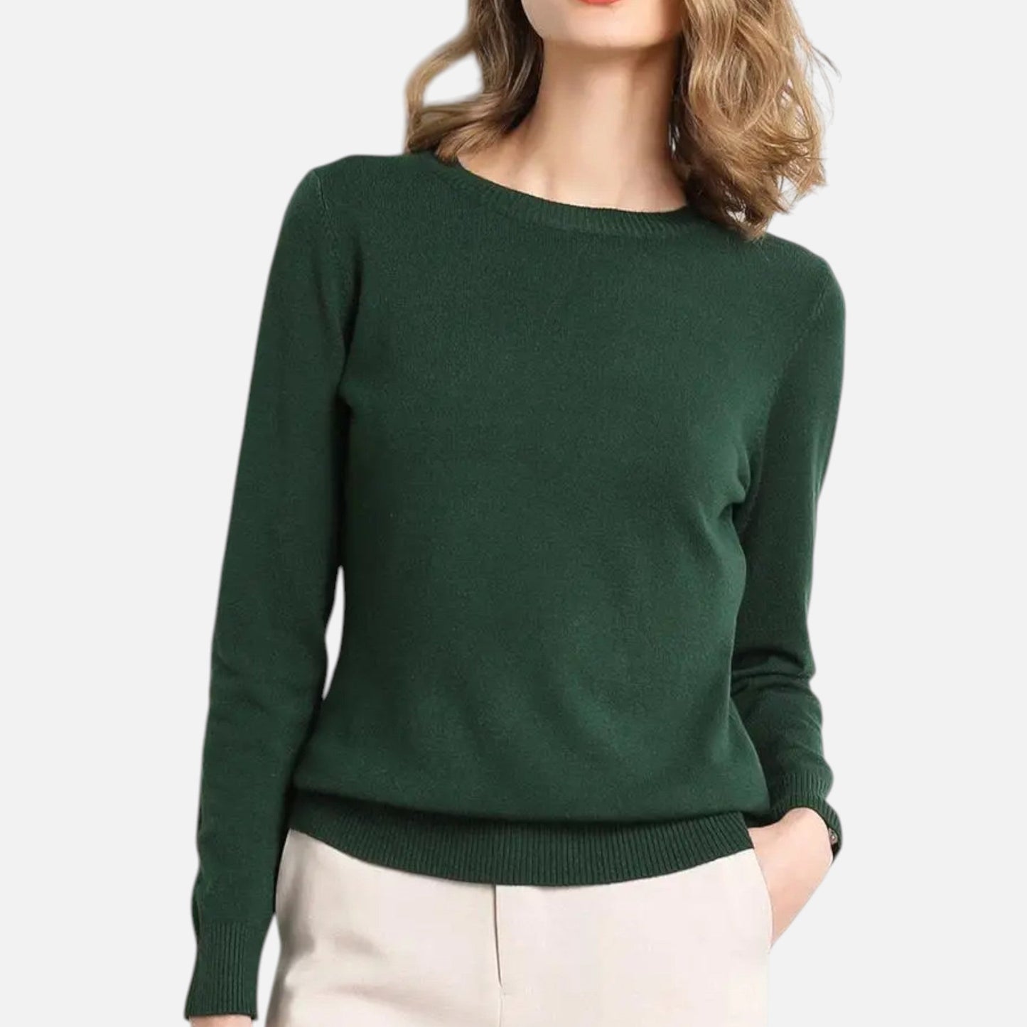 Echwear Women’s Merino Wool Crewneck Sweater