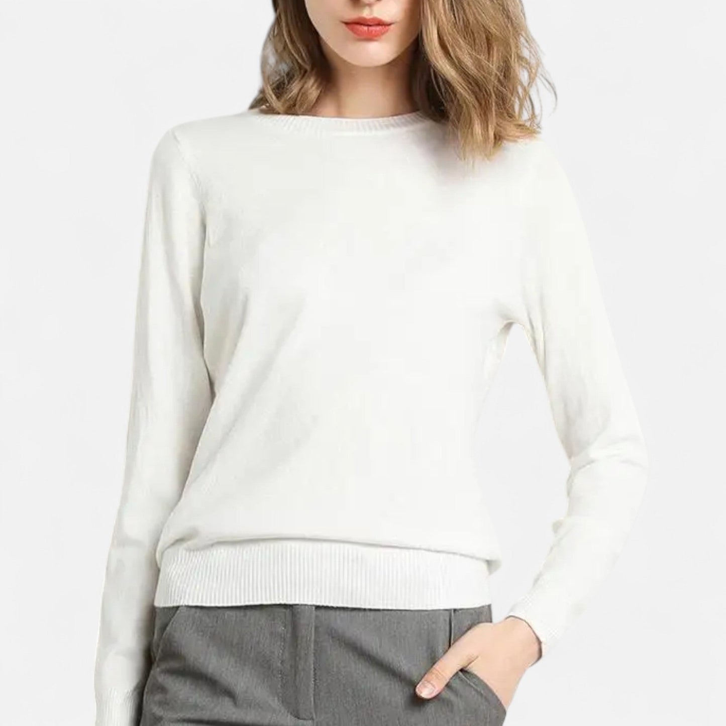 Echwear Women’s Merino Wool Crewneck Sweater