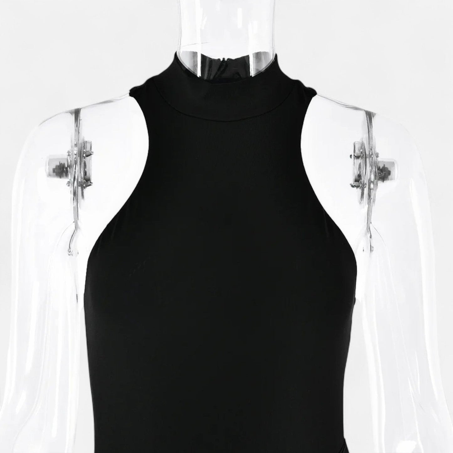 Echwear Women’s Satin Hollow-Out Maxi Dress – Silken Flow, Sculpted Allure