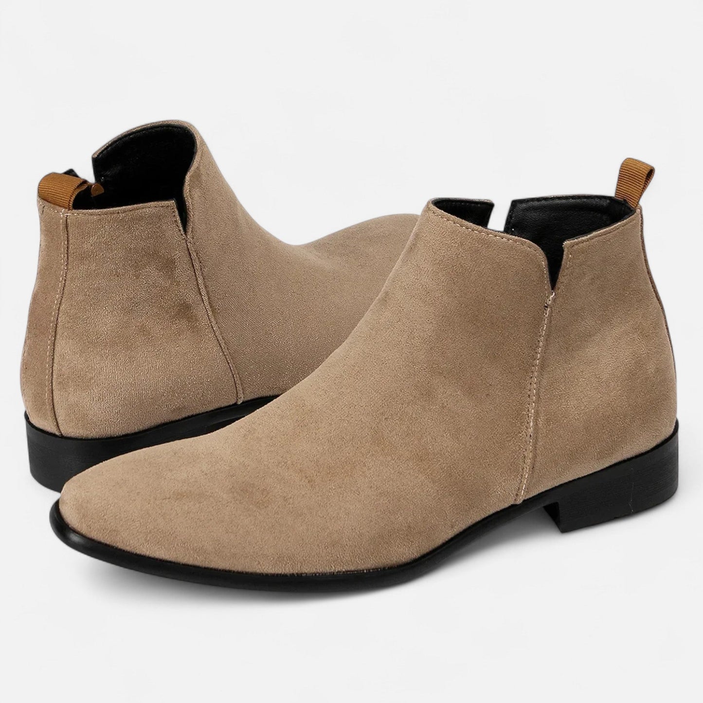 Echwear Men’s Square-Toe Chelsea Boots
