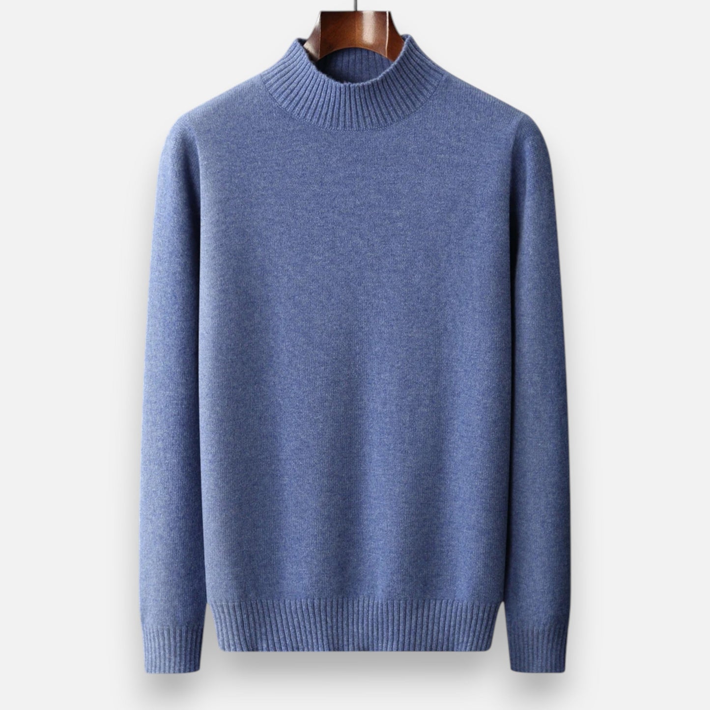 Echwear Men’s Pure Wool Turtleneck Sweater