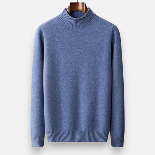 Echwear Men’s Pure Wool Turtleneck Sweater