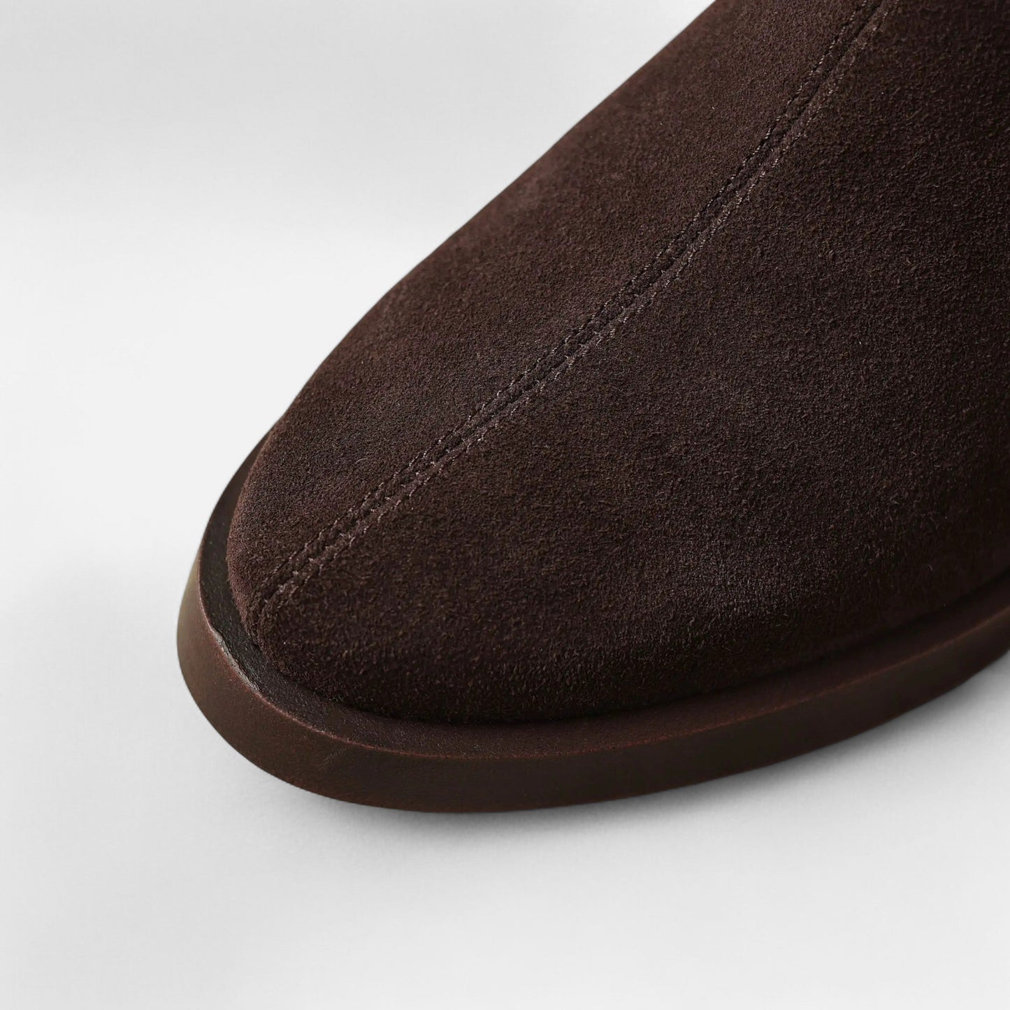 Echwear Women’s Suede Ankle Boots – Square Toe Mid-Heel