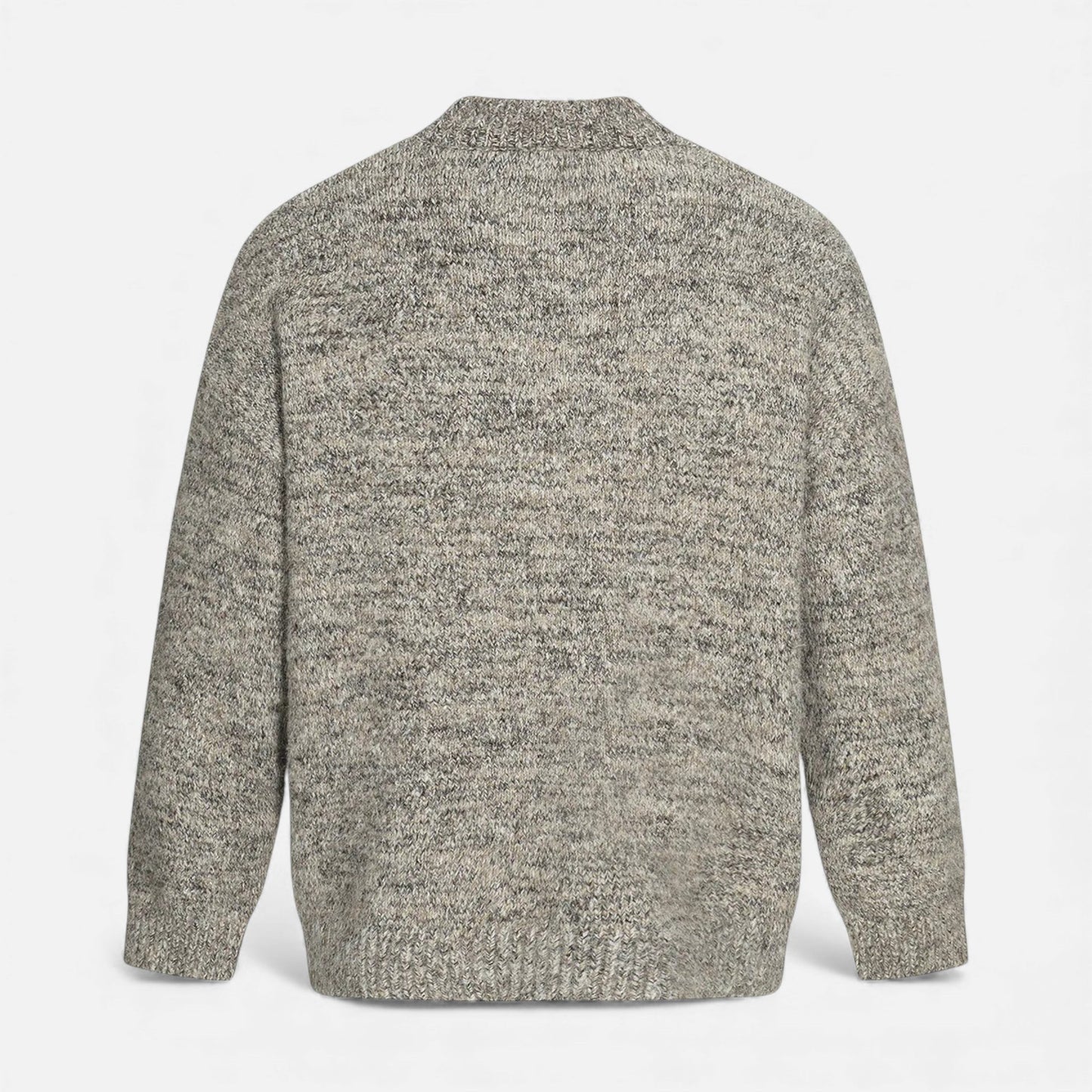 Echwear Men’s Wool-Effect Crew Neck Sweater
