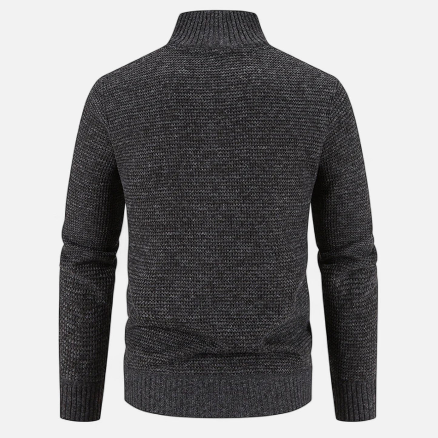 Echwear Men’s Fleece Stand-Collar Patchwork Jacket