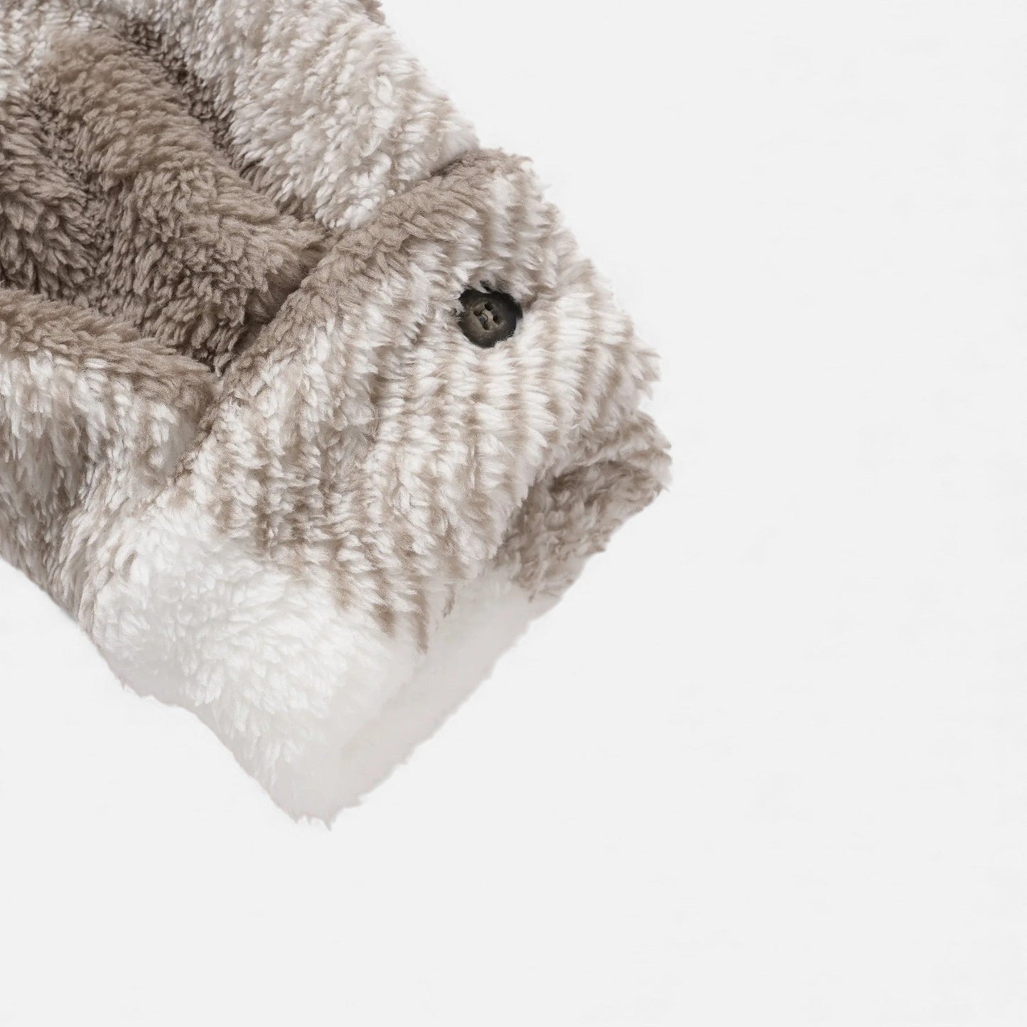 Echwear Men’s Velvet Plush Rabbit Fur Jacket