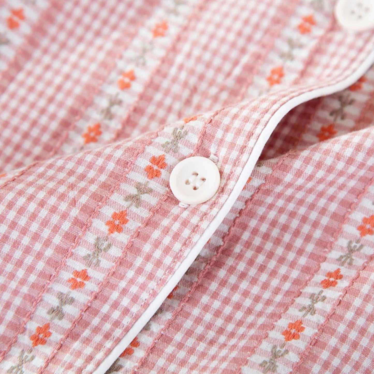 Echwear Women’s Pure Cotton Pyjama Set with Cardigan Style