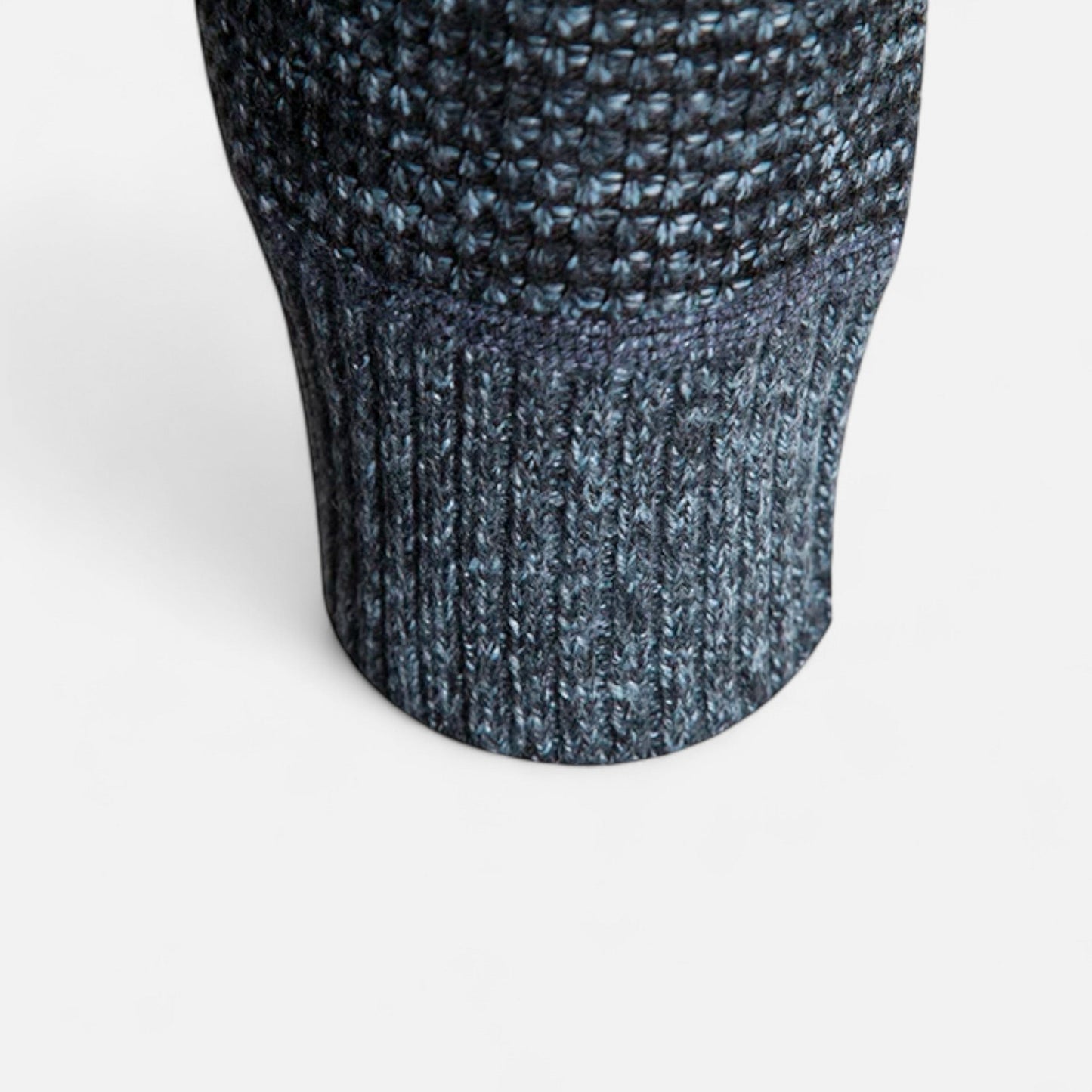 Echwear Men’s Fleece Stand-Collar Patchwork Jacket