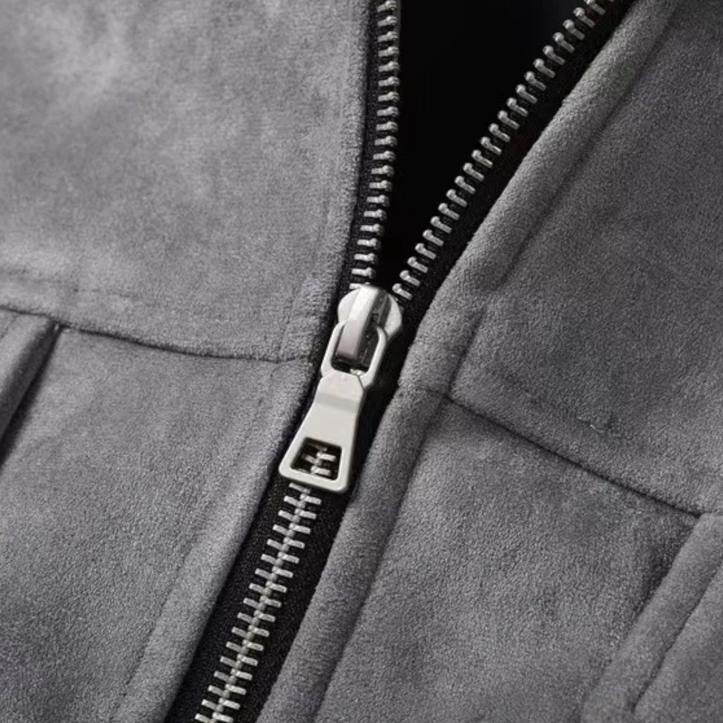 Echwear Men’s Loose-Fit Suede Jacket