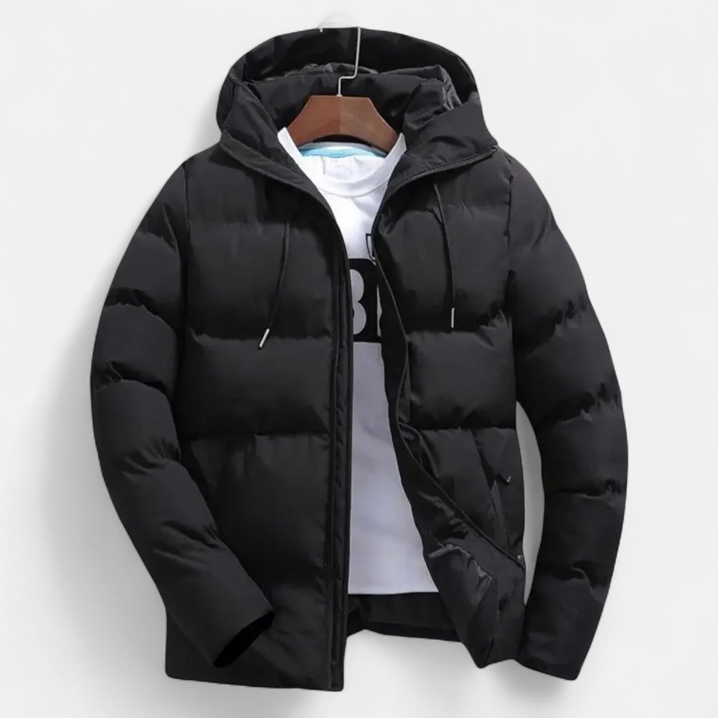 Echwear Men’s Hooded Puffer Jacket – Timeless Cold Weather Layer