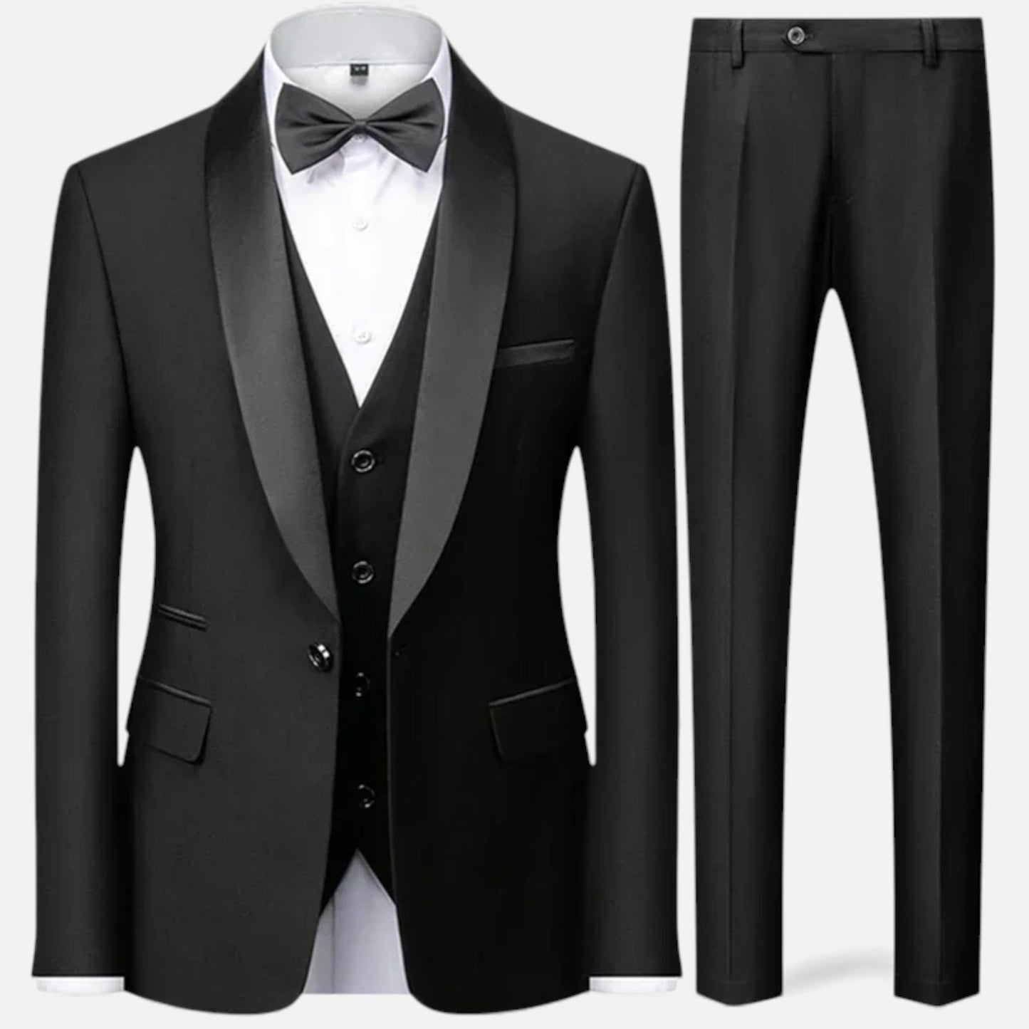 Echwear Men’s Three-Piece Wedding & Party Suit