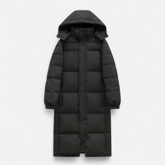 Echwear Unisex Long Cotton Puffer Jacket