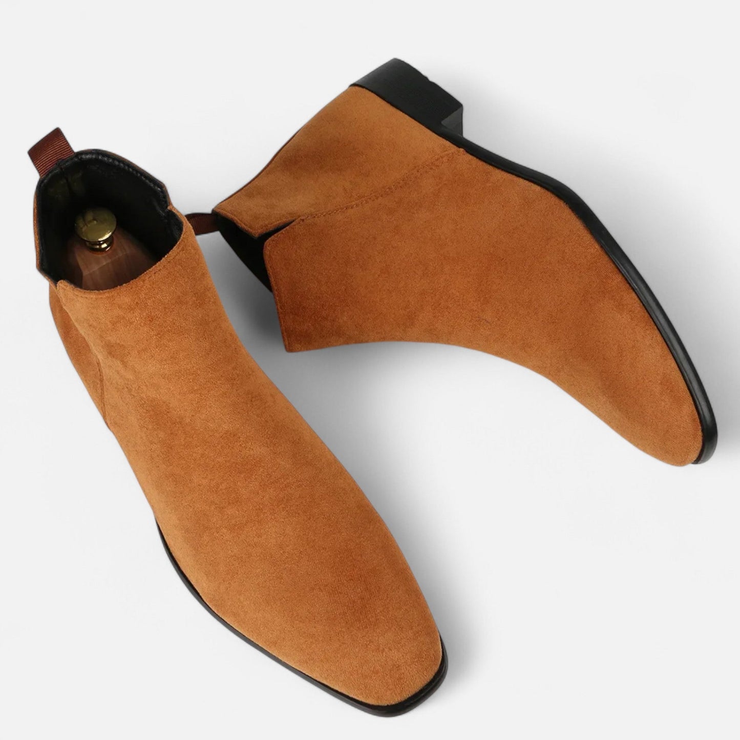 Echwear Men’s Square-Toe Chelsea Boots