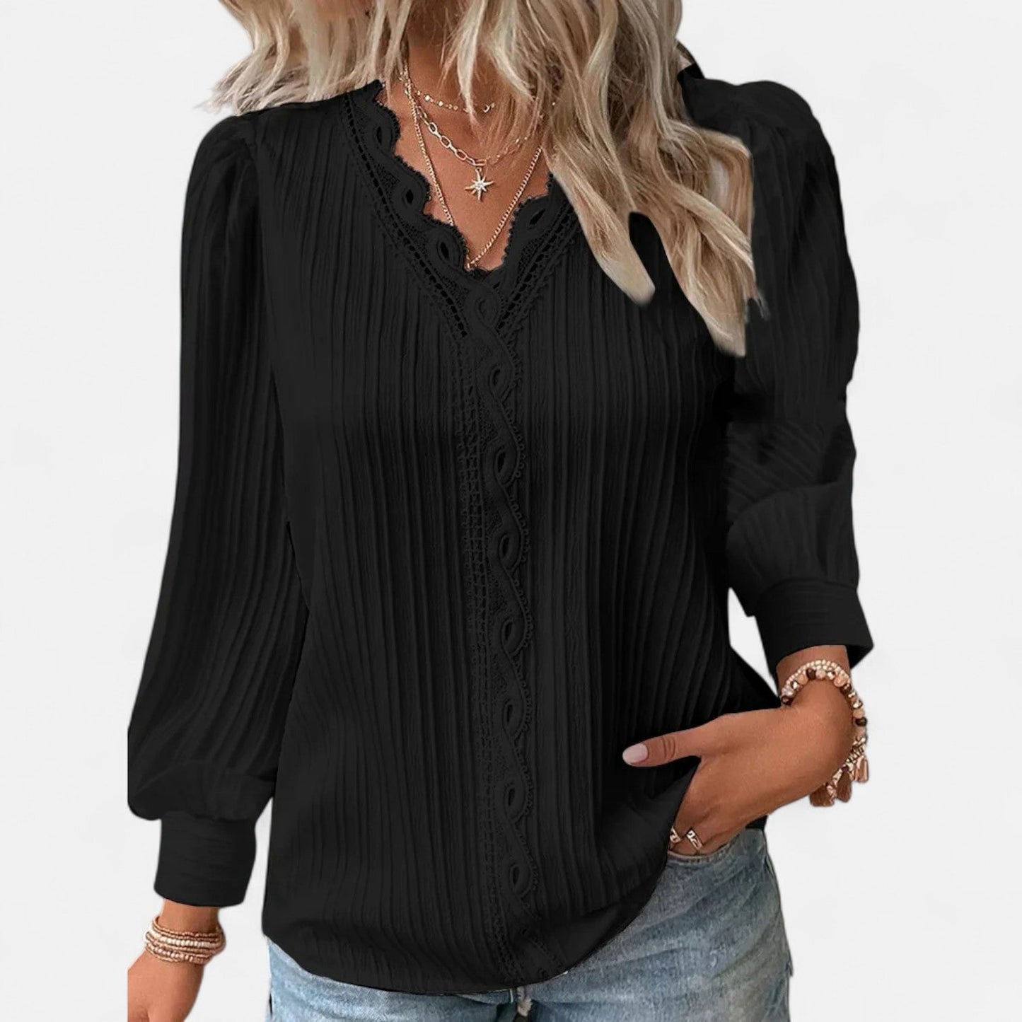 Echwear Women’s Chic Blouse – Tailored Silhouette, Effortless Polish