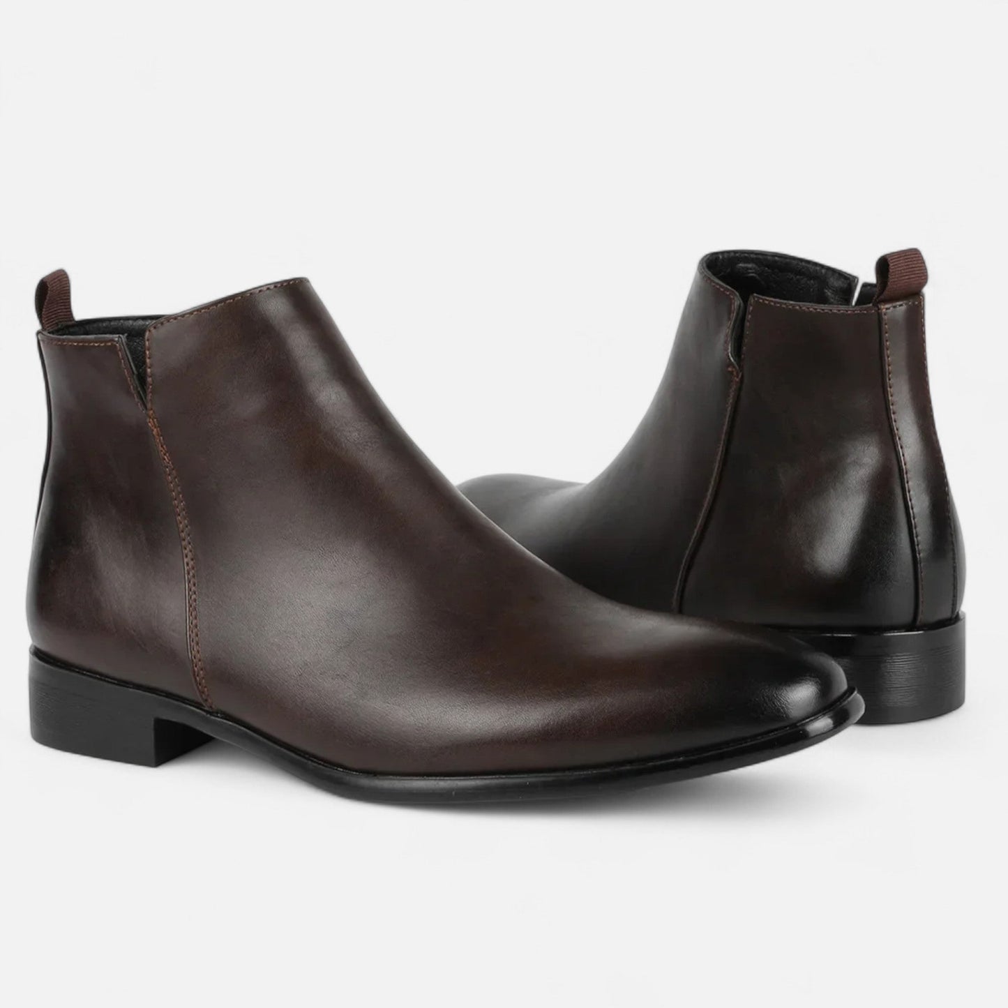 Echwear Men’s Square-Toe Chelsea Boots