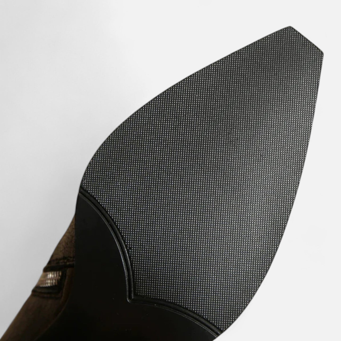 Echwear Women’s Genuine Leather Chelsea Boots – Pointed Toe Square Heel