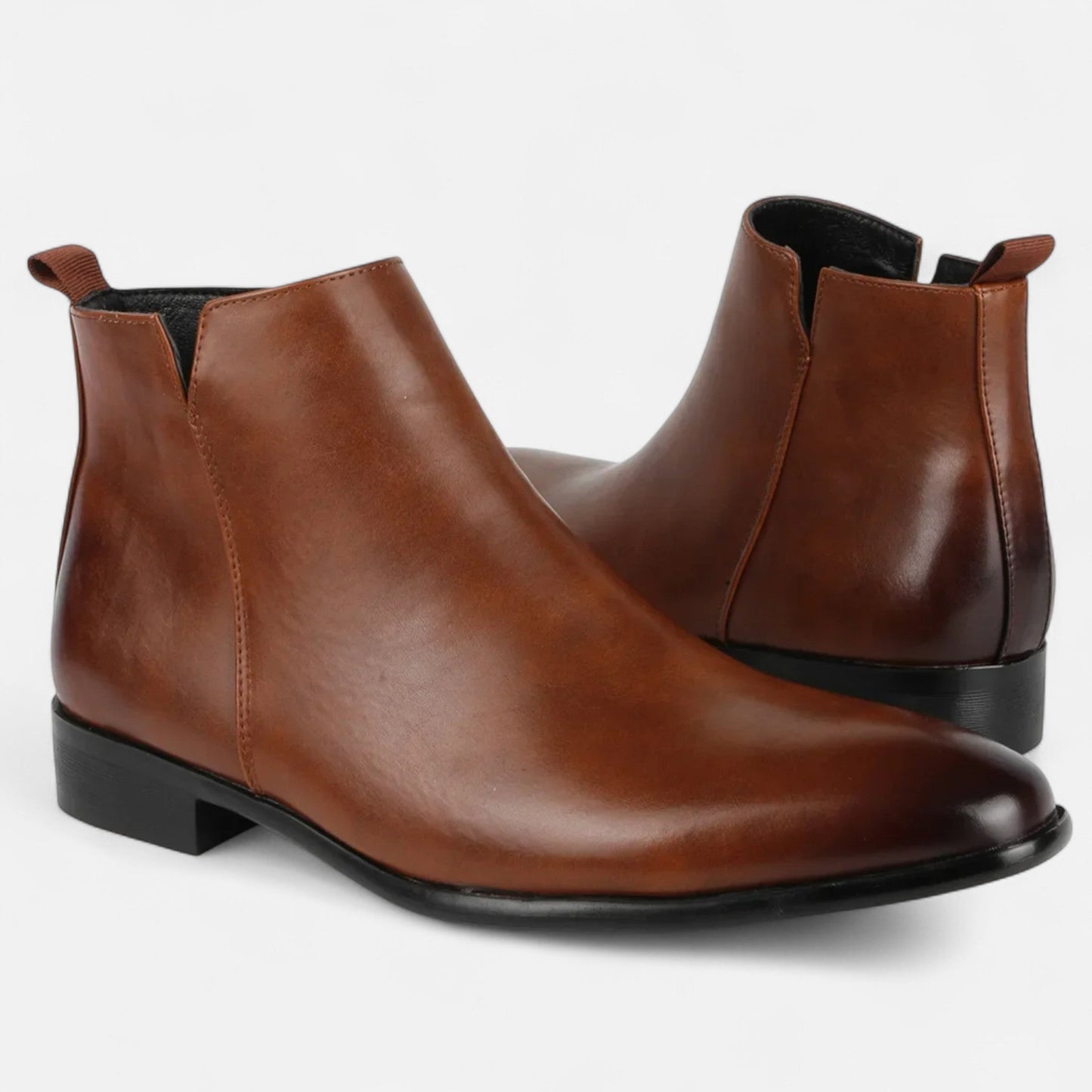 Echwear Men’s Square-Toe Chelsea Boots