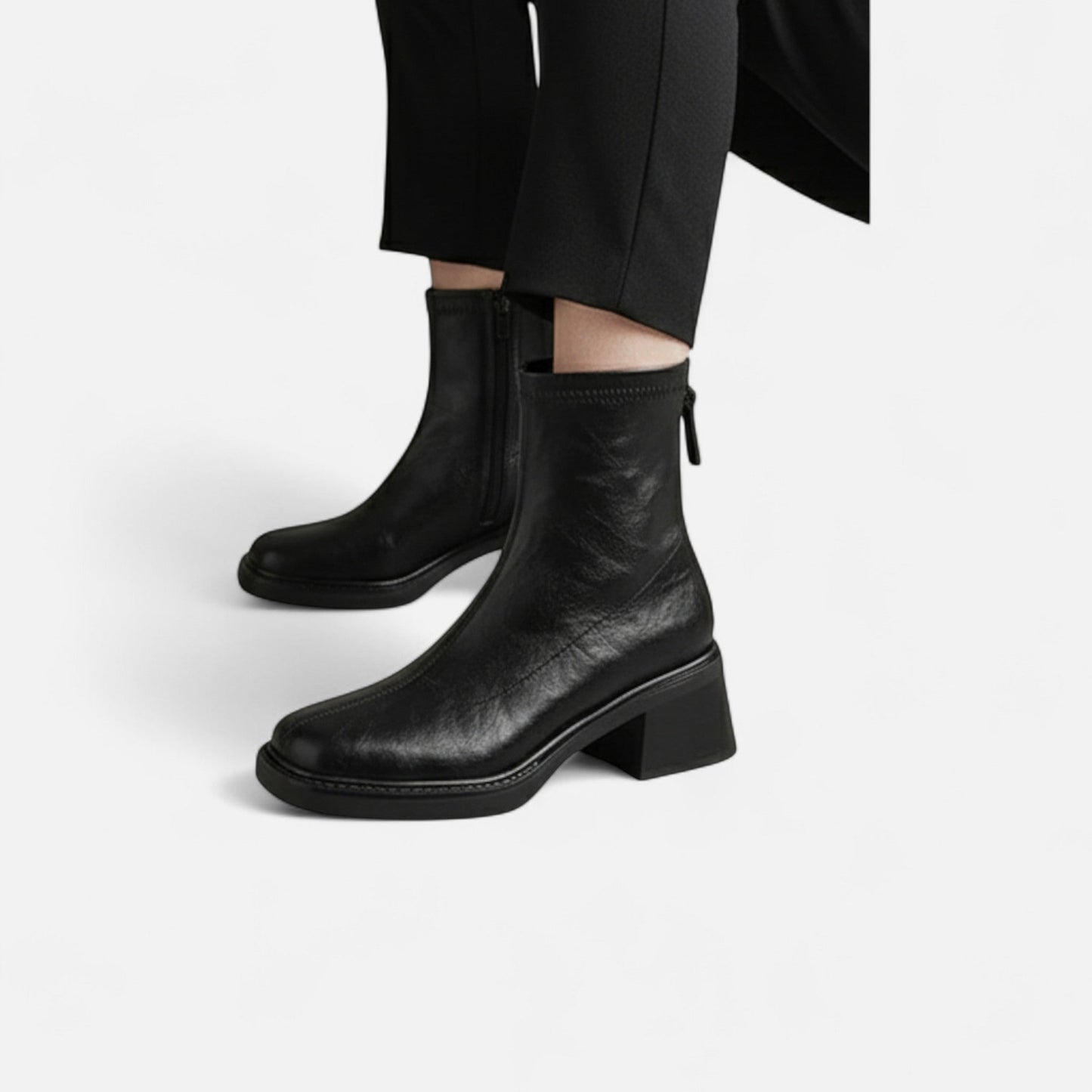 Echwear Women’s Leather Boots – Refined Urban Classic