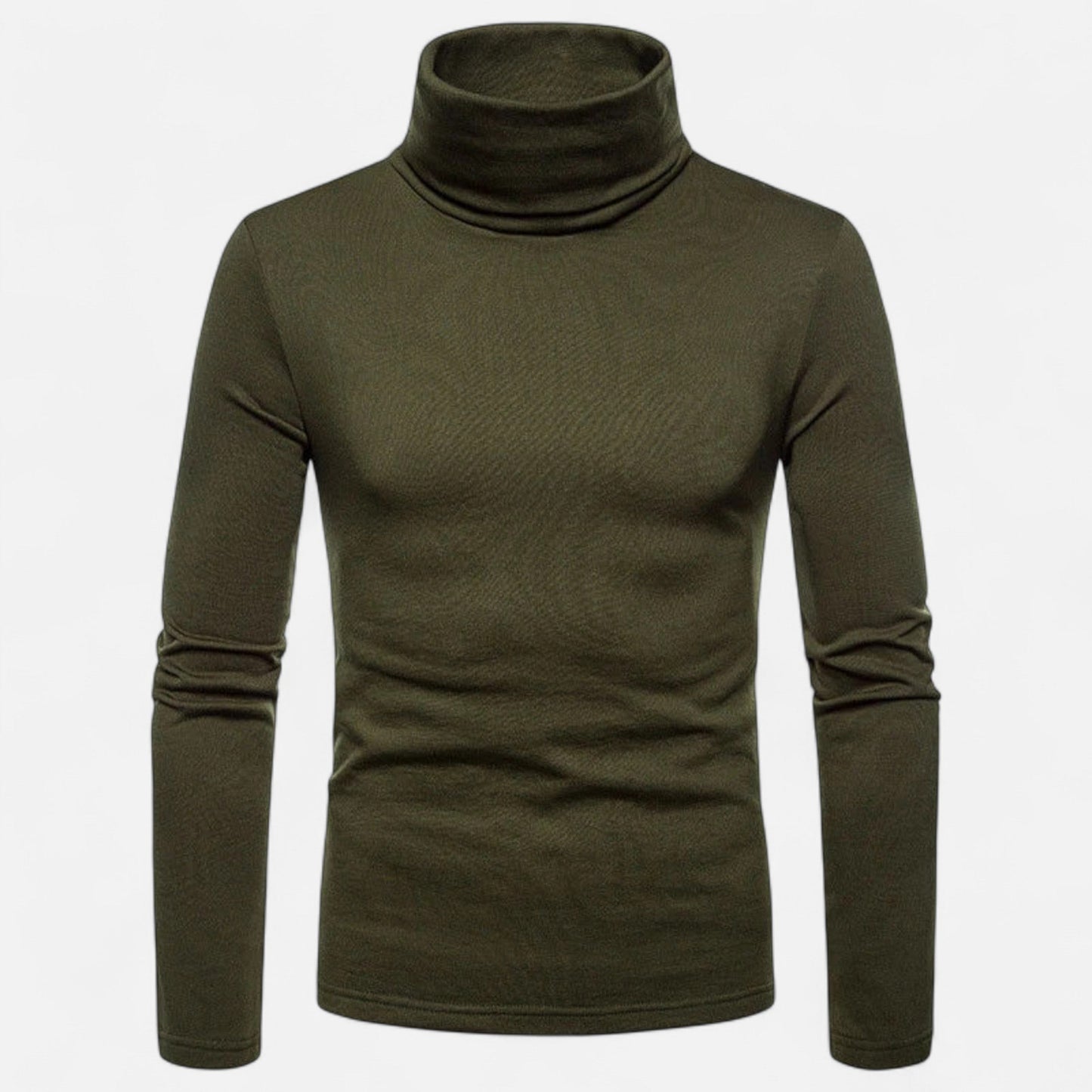 Echwear Men’s Slim Fit Turtleneck Sweater – Autumn Winter Stretch