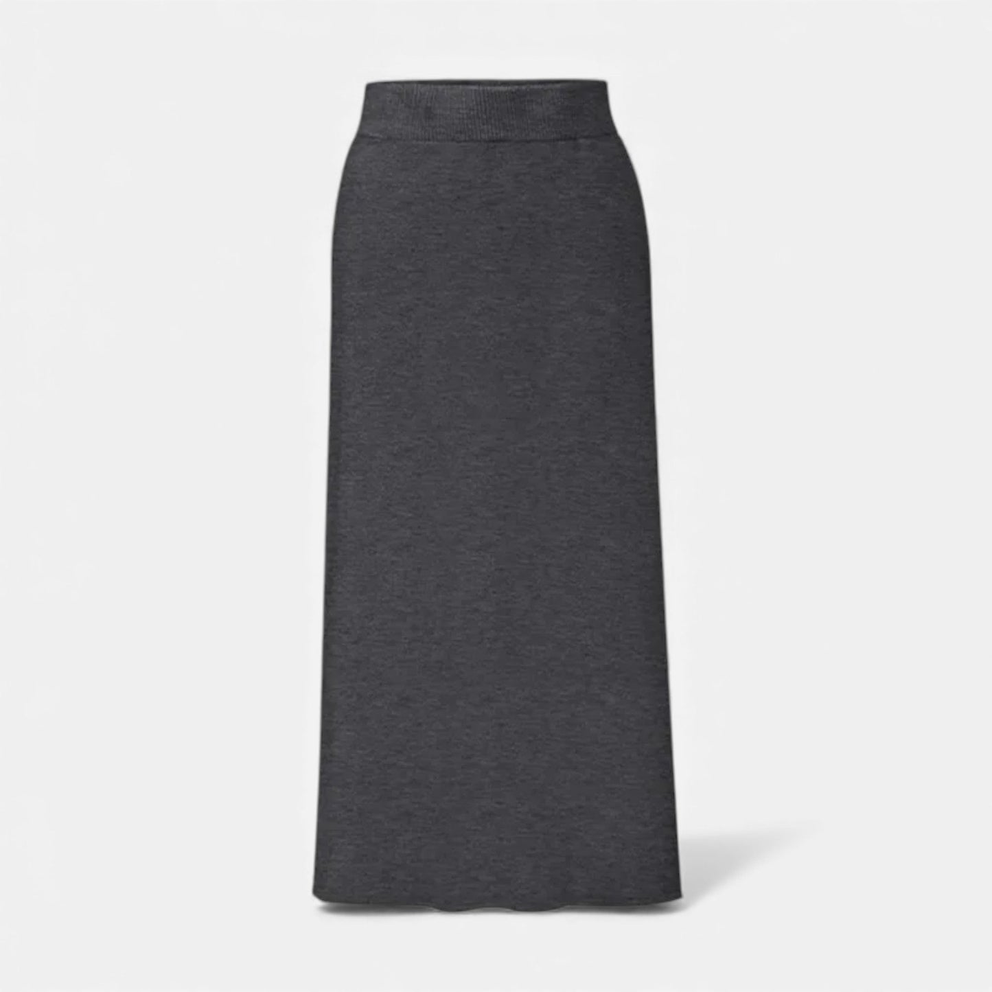 Echwear Women’s Wool A-Line Split Midi Skirt