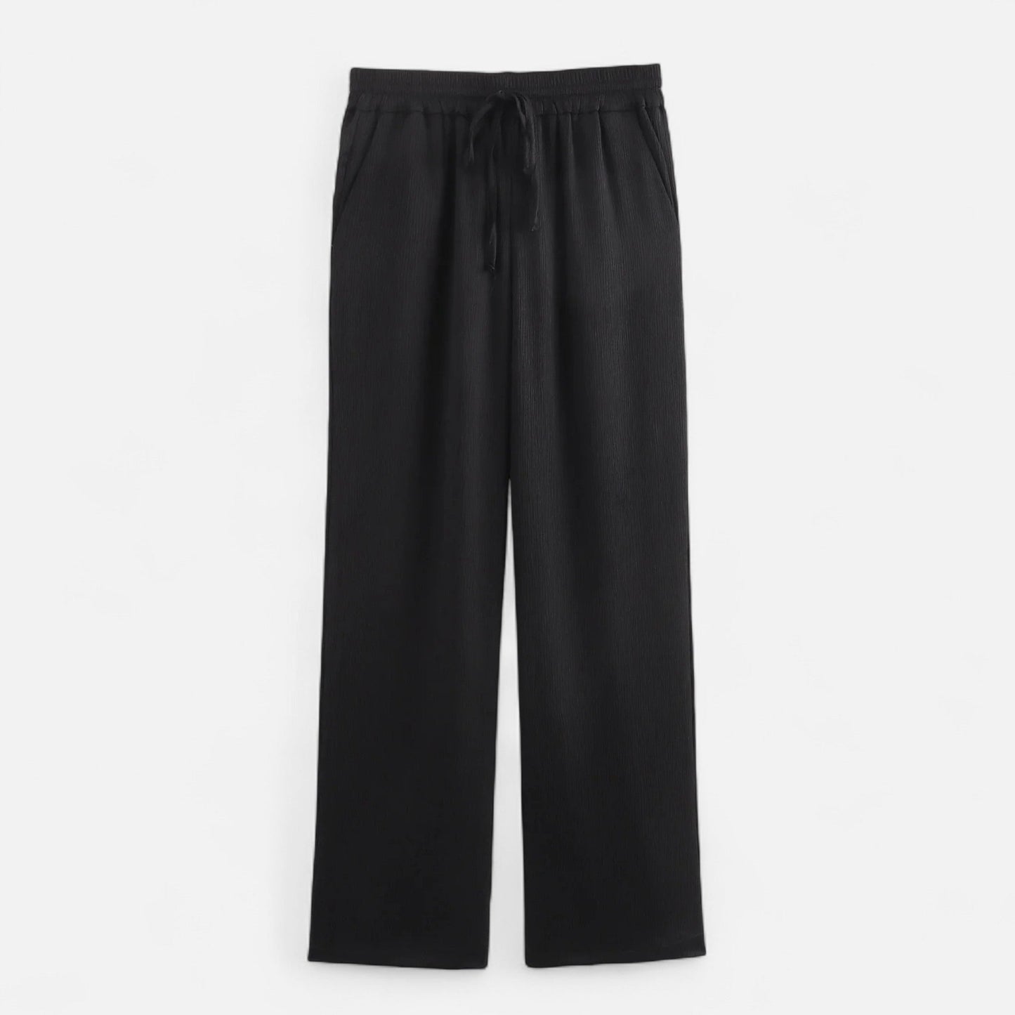 Echwear Women’s Wrinkled Suit Jacket & Pants Set – Sculpted Autumn Elegance