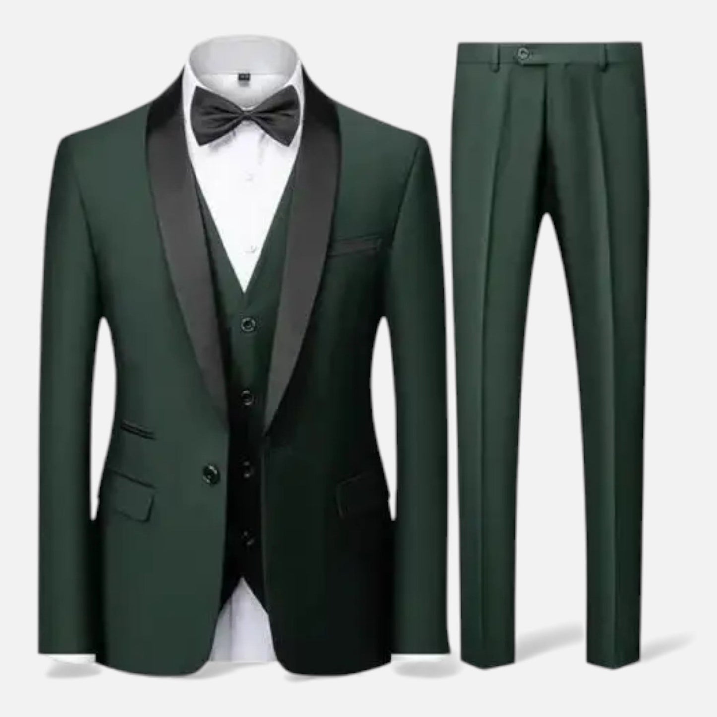 Echwear Men’s Three-Piece Wedding & Party Suit