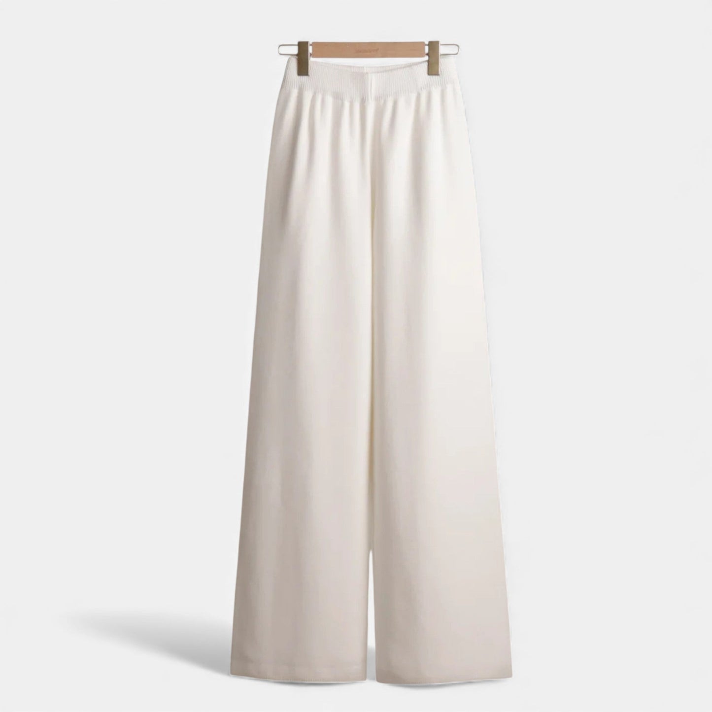 Echwear Women’s Cashmere-Feel Polo Lounge Set with Elegant Knit Detail