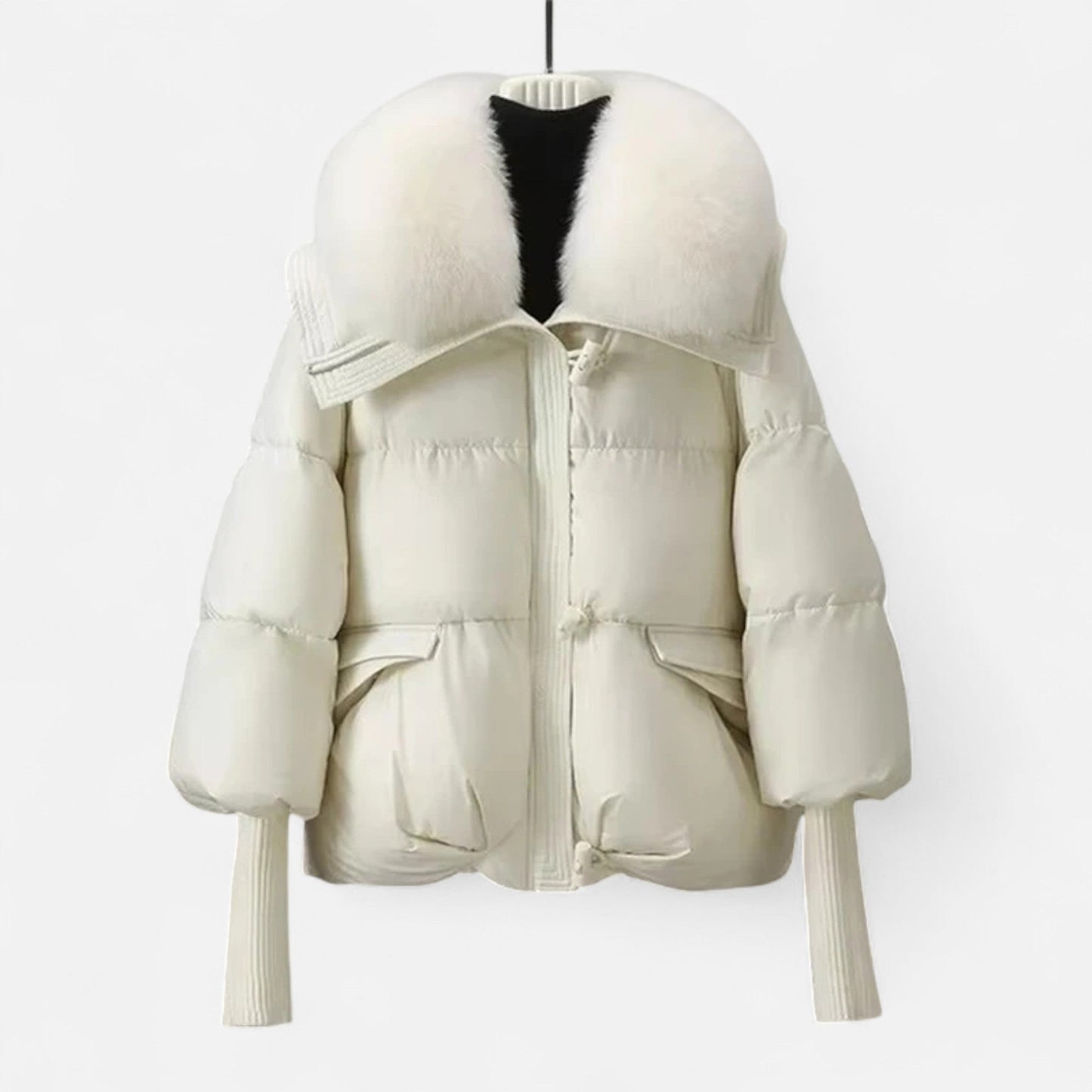 Echwear Women’s Fur-Collar Down Cotton Jacket