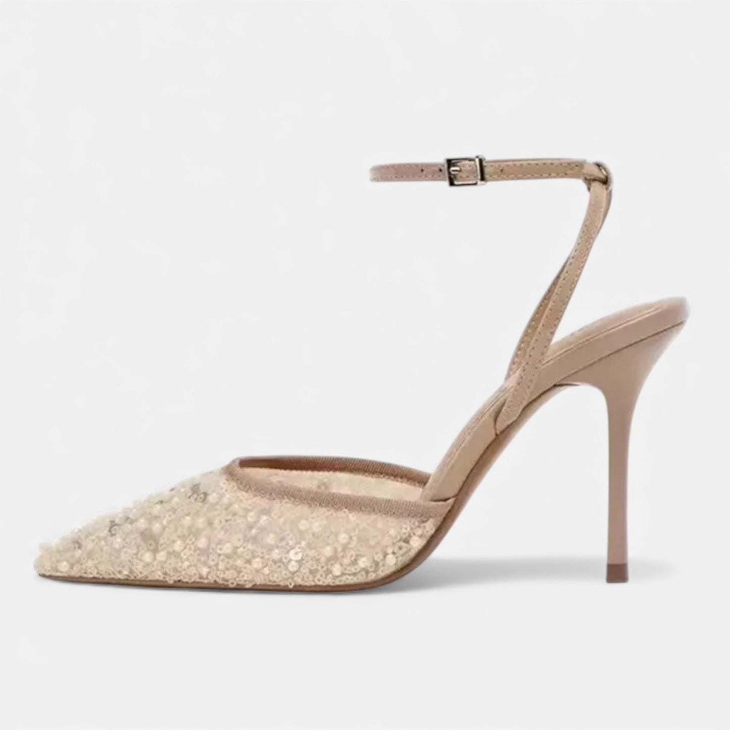 Echwear Women’s Elegant Ankle-Wrap High Heels