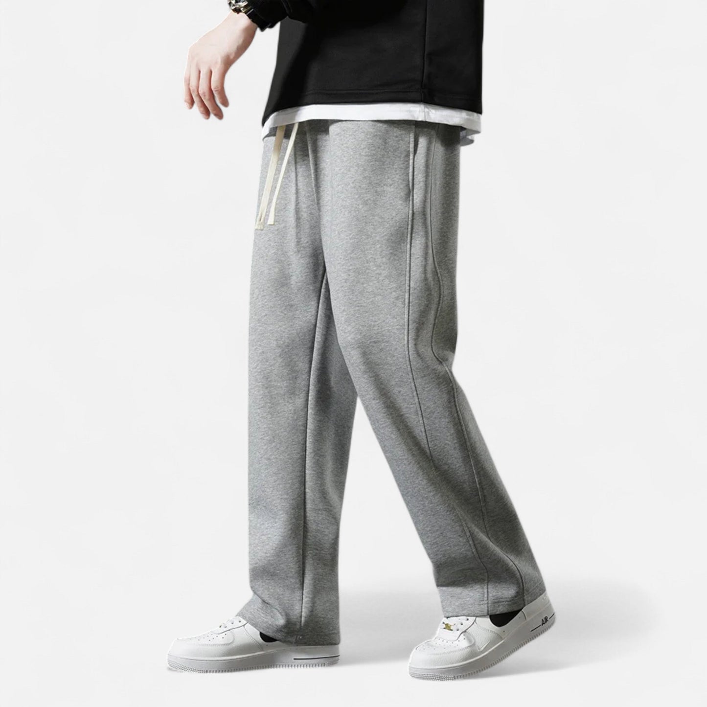 Echwear Men’s Wide-Leg Cotton Jogger Pants