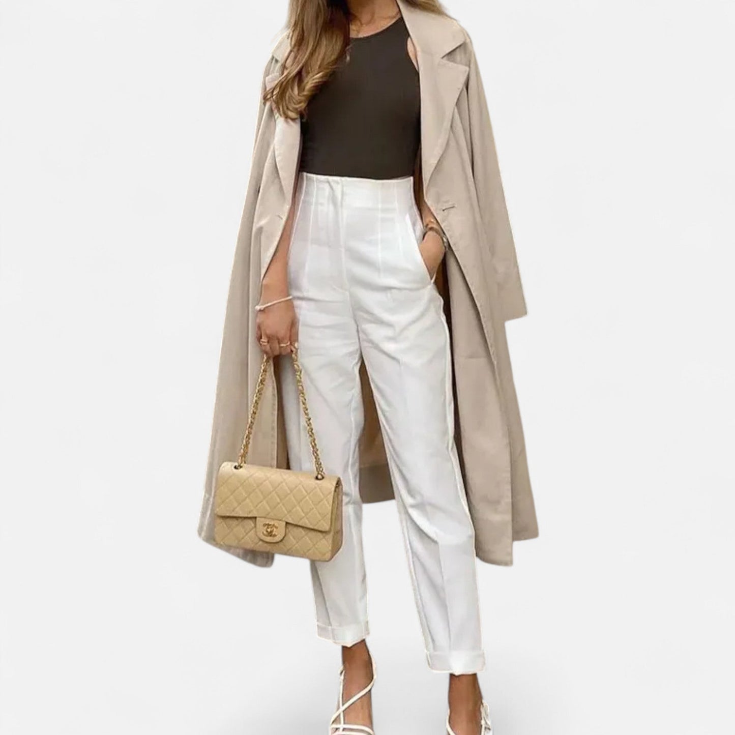 Echwear Women’s High-Waist Pencil Trousers