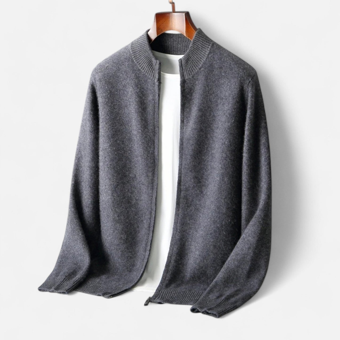 Echwear Men’s Merino Wool Zip Sweater