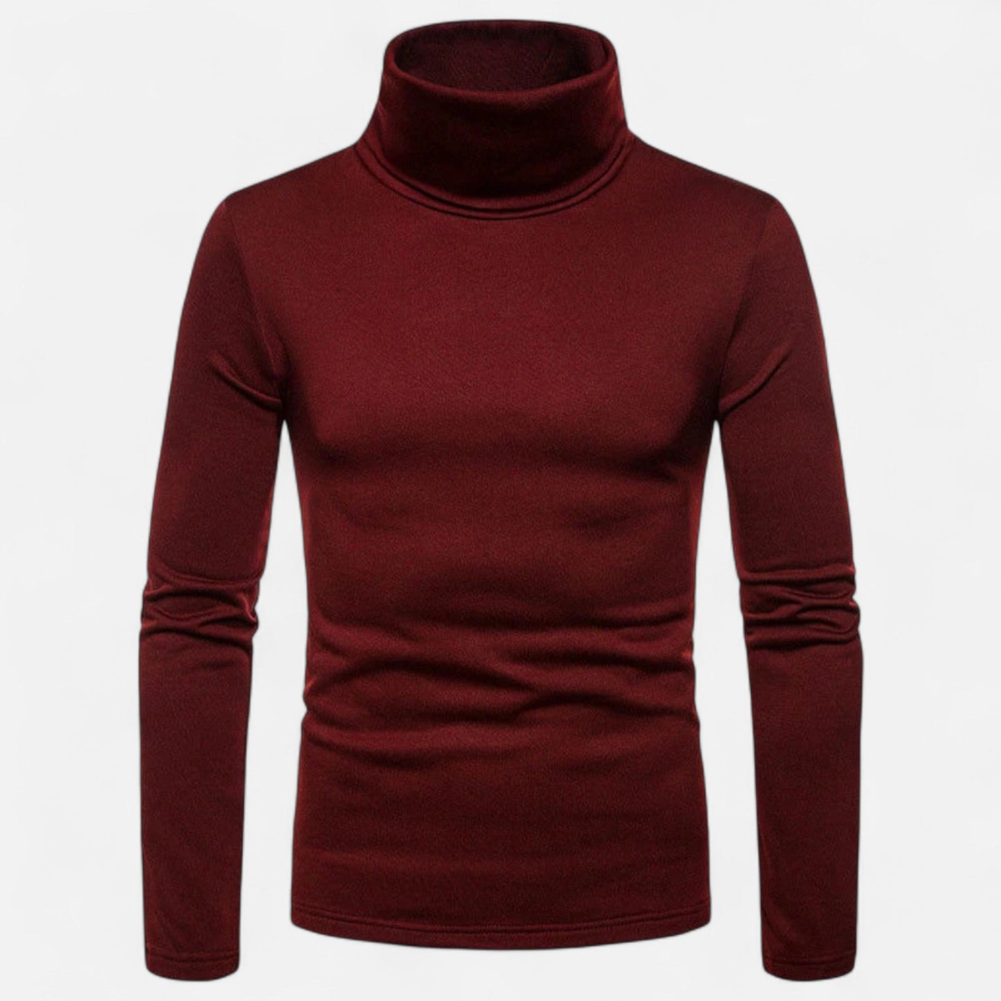 Echwear Men’s Slim Fit Turtleneck Sweater – Autumn Winter Stretch