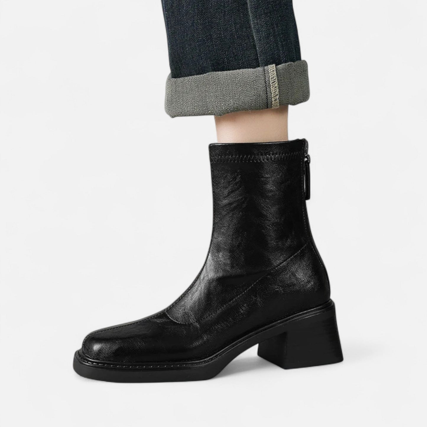 Echwear Women’s Leather Boots – Refined Urban Classic