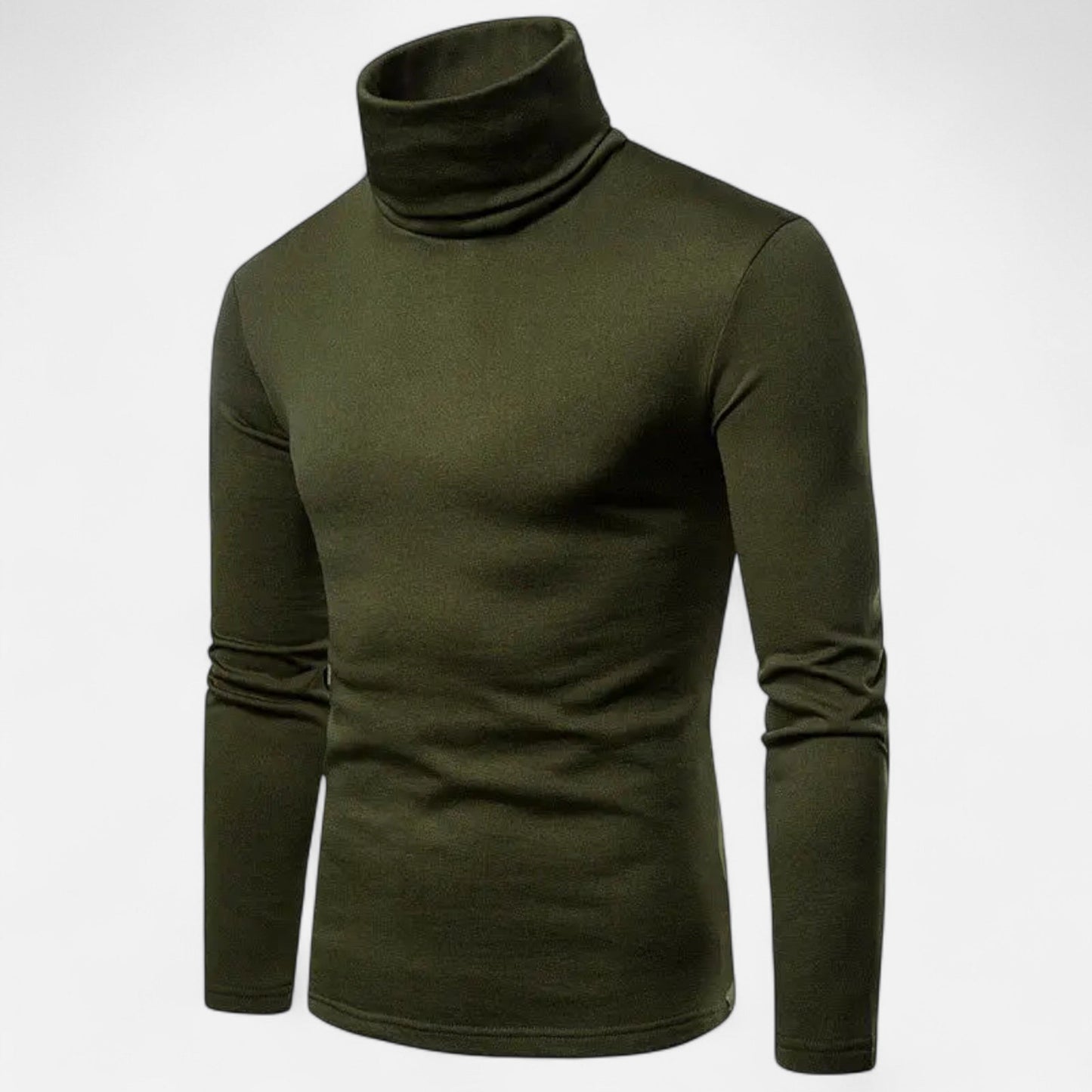 Echwear Men’s Slim Fit Turtleneck Sweater – Autumn Winter Stretch