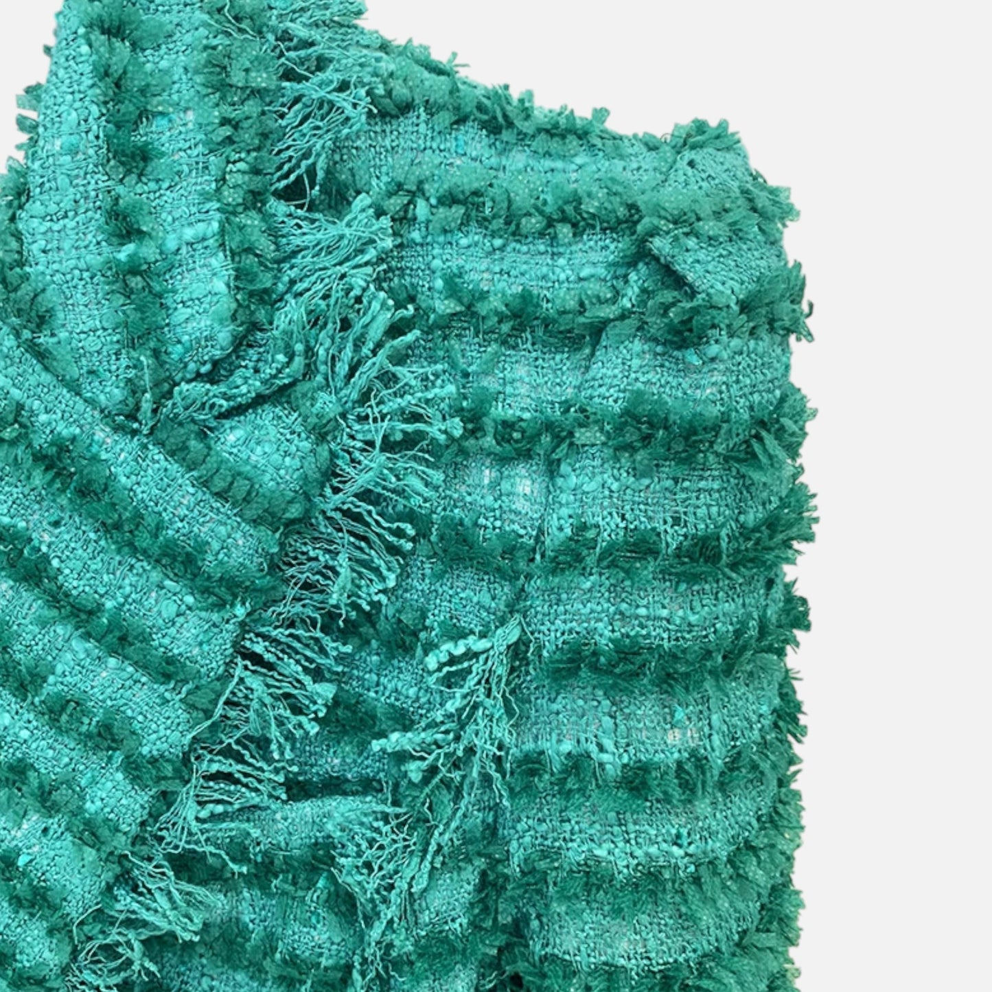 Echwear Women’s Tweed Blazer – Slim Fit with Tassel Fringe