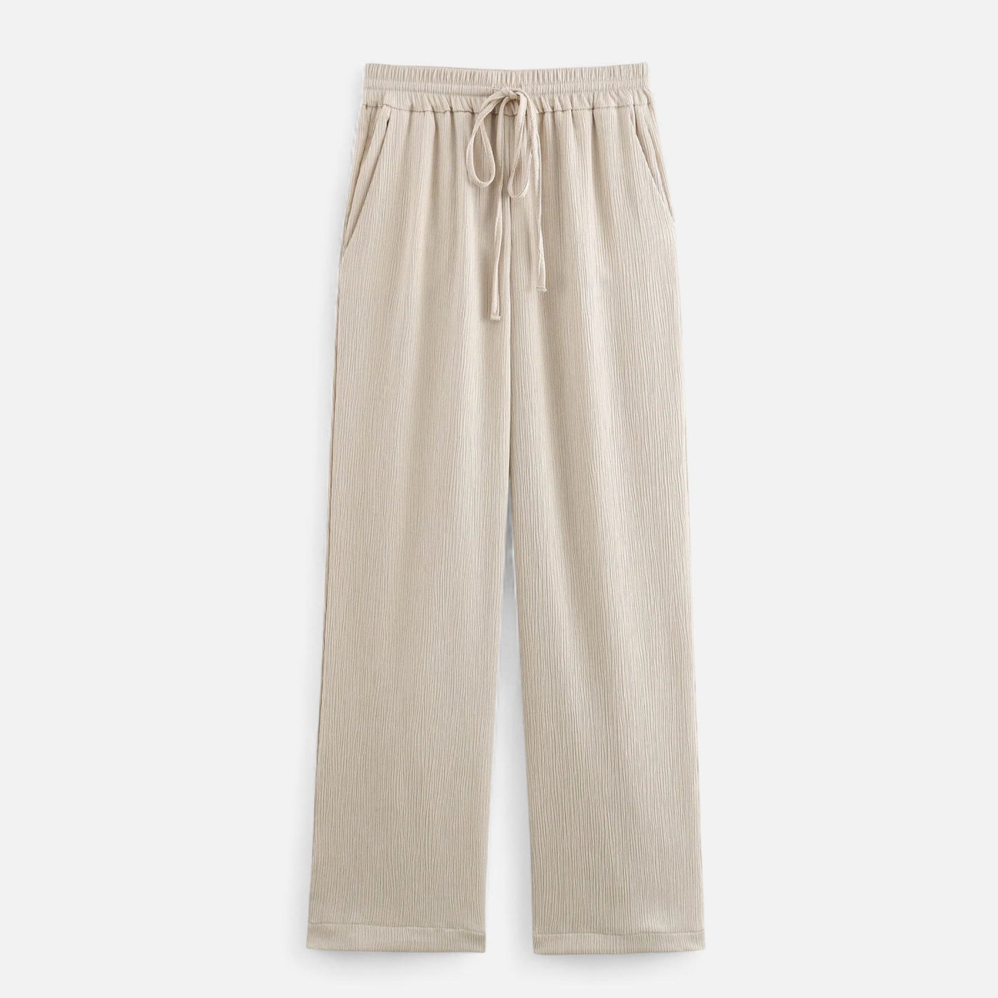 Echwear Women’s Wrinkled Suit Jacket & Pants Set – Sculpted Autumn Elegance