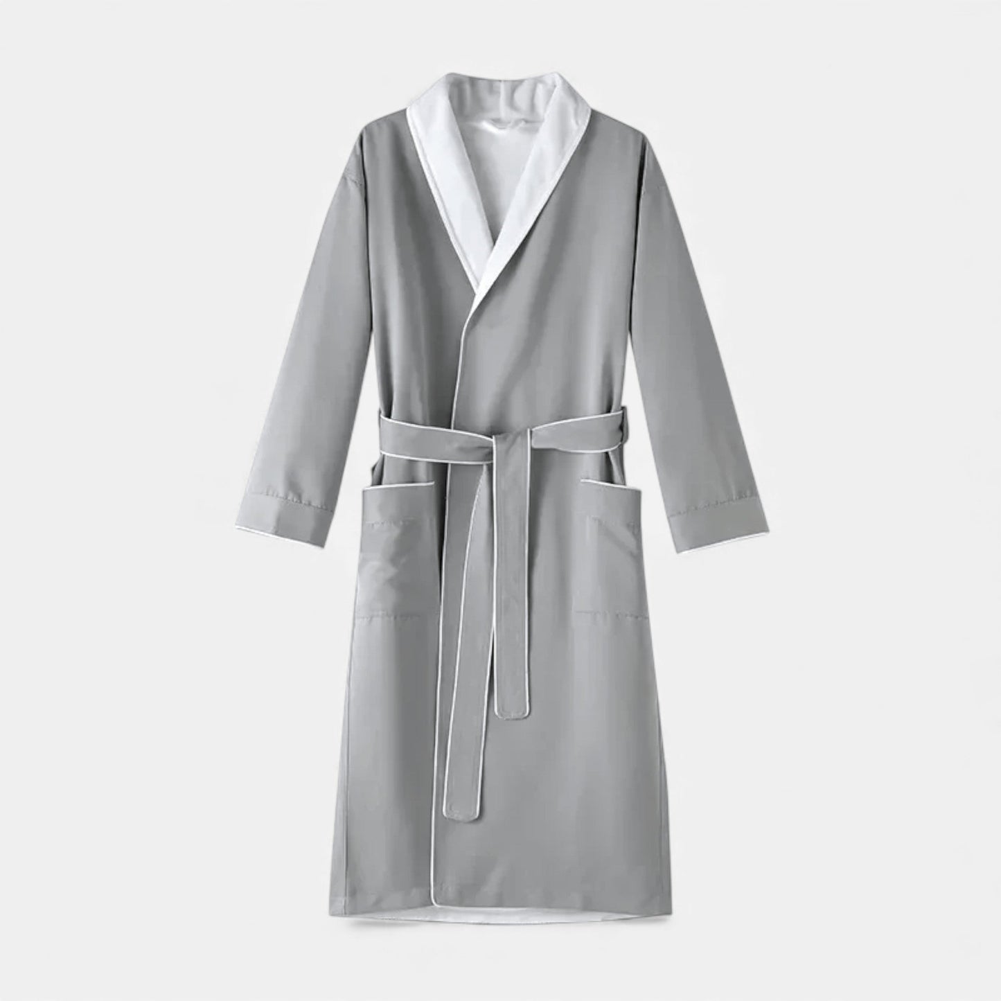 Echwear Unisex Double-Layer Cotton Bathrobe