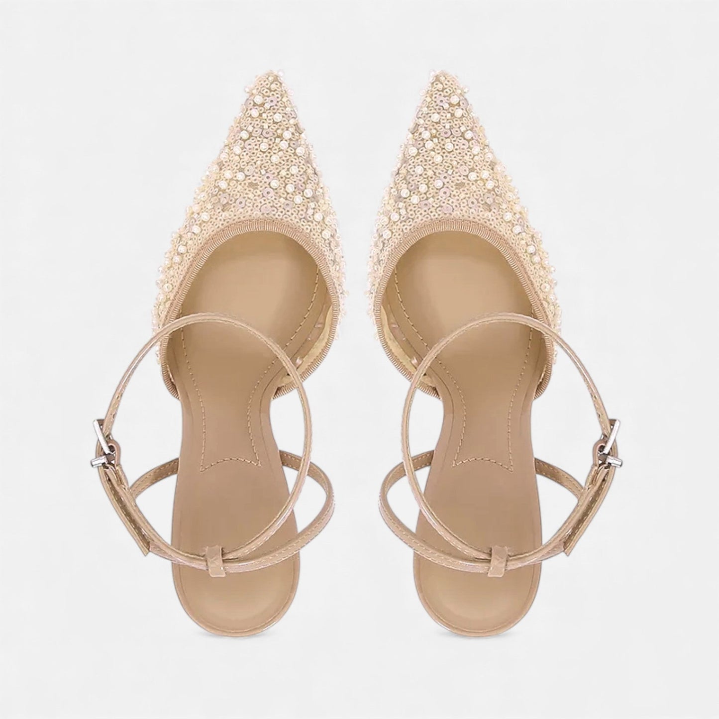 Echwear Women’s Elegant Ankle-Wrap High Heels