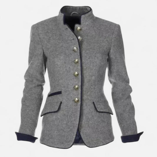 Echwear Women’s Double-Breasted Wool Blazer