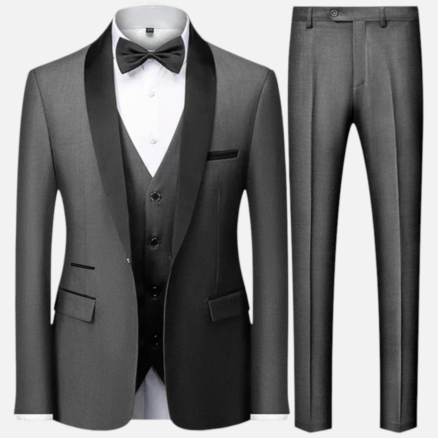 Echwear Men’s Three-Piece Wedding & Party Suit