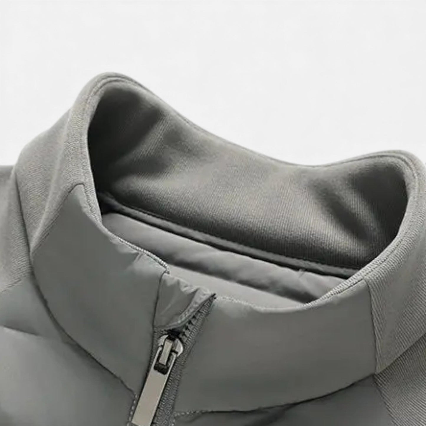 Echwear Men’s Quilted Down Jacket with Stand-Up Collar