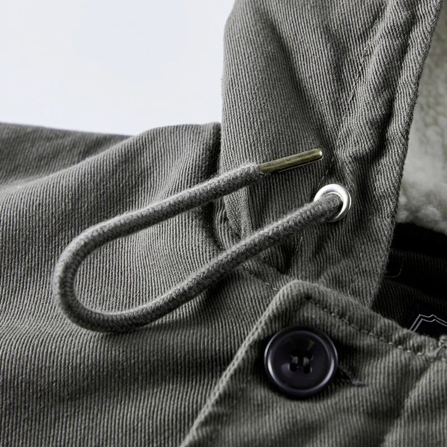 Echwear Men’s Lamb Fleece Hooded Winter Coat