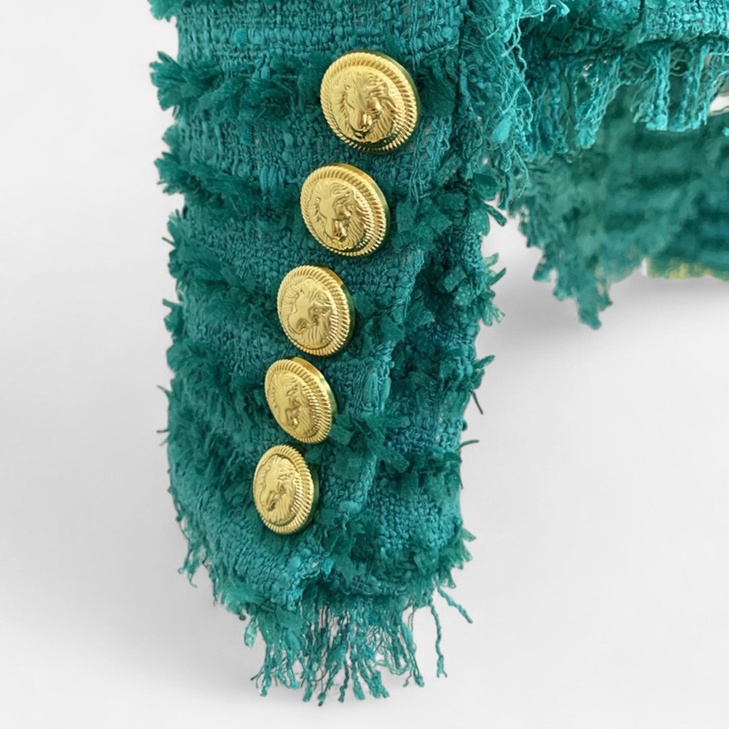 Echwear Women’s Tweed Blazer – Slim Fit with Tassel Fringe