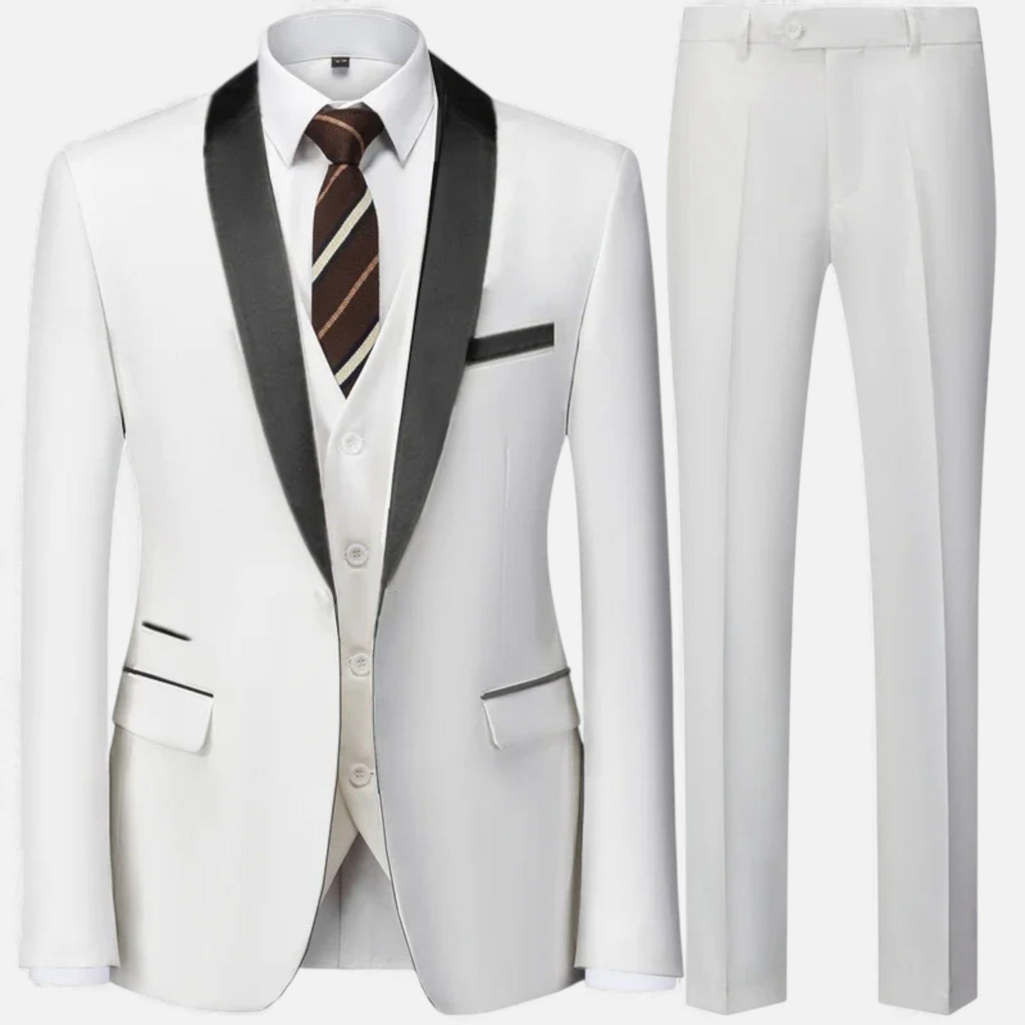 Echwear Men’s Three-Piece Wedding & Party Suit