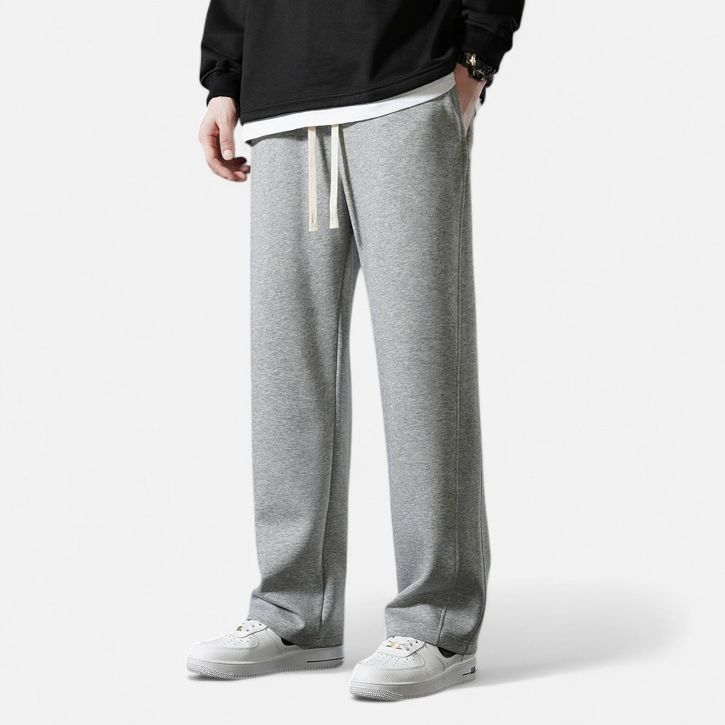 Echwear Men’s Wide-Leg Cotton Jogger Pants