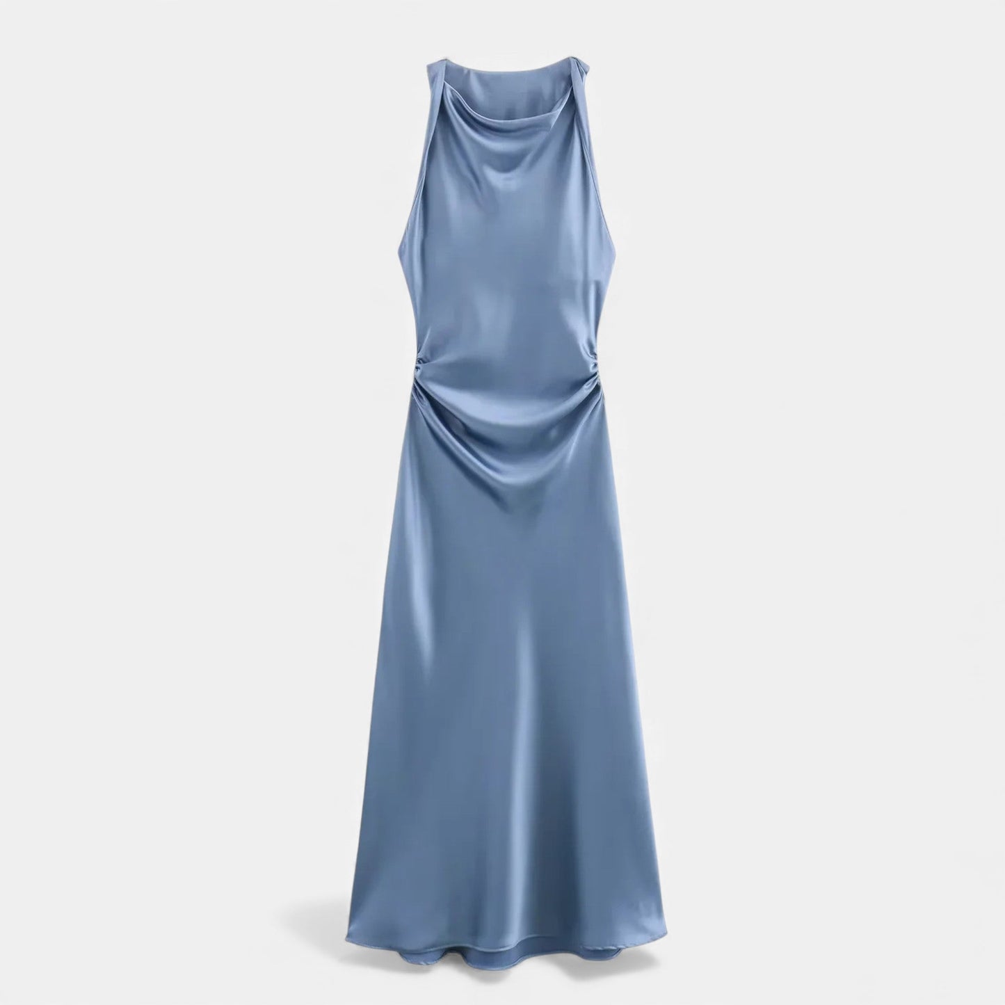 Echwear Women’s Satin Slip Midi Dress